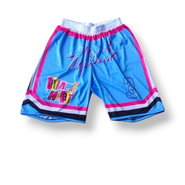 Short NBA Miami Celeste