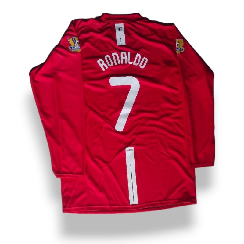 Camiseta Manchester United Titular Manga Larga 2008