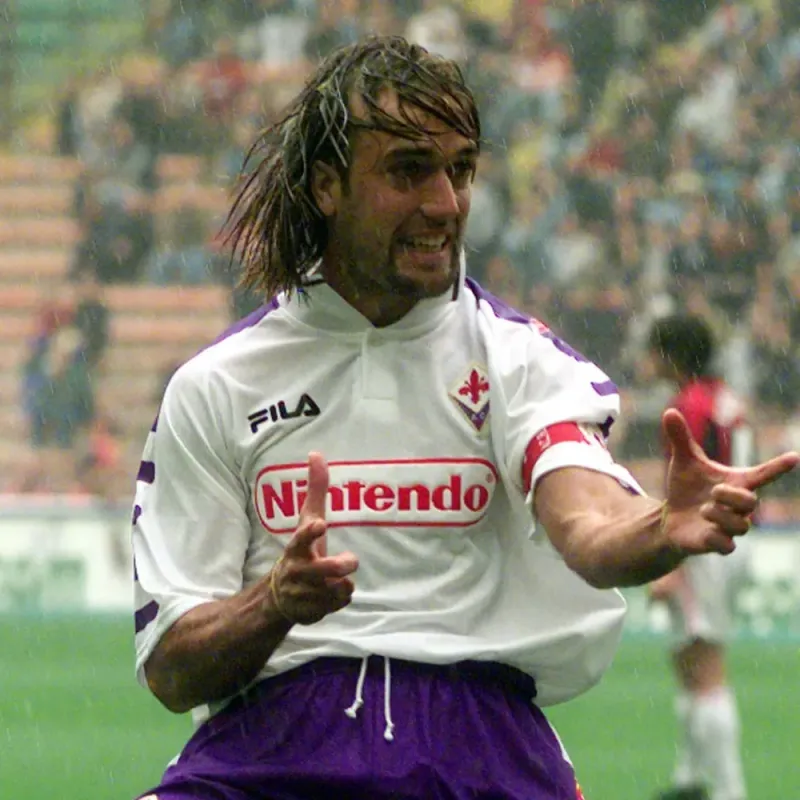 Camiseta Fiorentina Suplente 1998