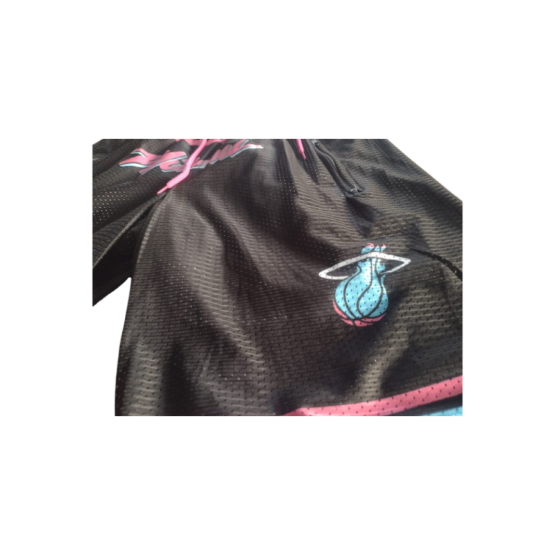 Short NBA Miami Negro