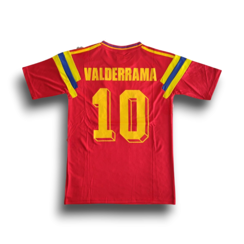Camiseta Suplente Colombia 1990 Importada