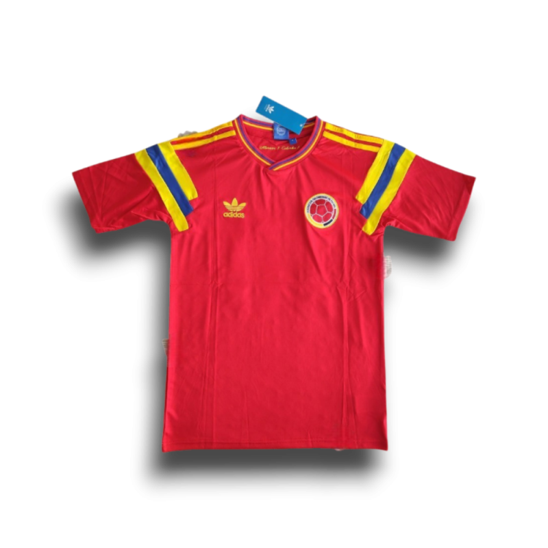 Camiseta Suplente Colombia 1990 Importada
