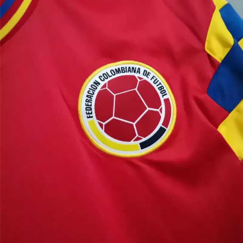 Camiseta Suplente Colombia 1990 Importada