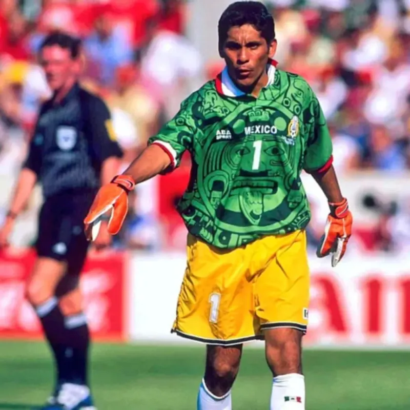 Camiseta Titular Mexico 1998 Importada
